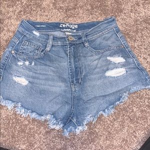 high-rise, cheeky shorts